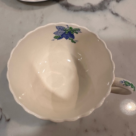 Floral Teacup and Saucer Set - Picture 4 of 7